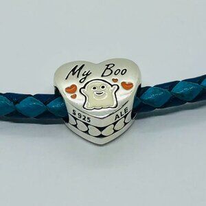 ✨✨Pandora My Boo Heart Halloween Ghost Charm